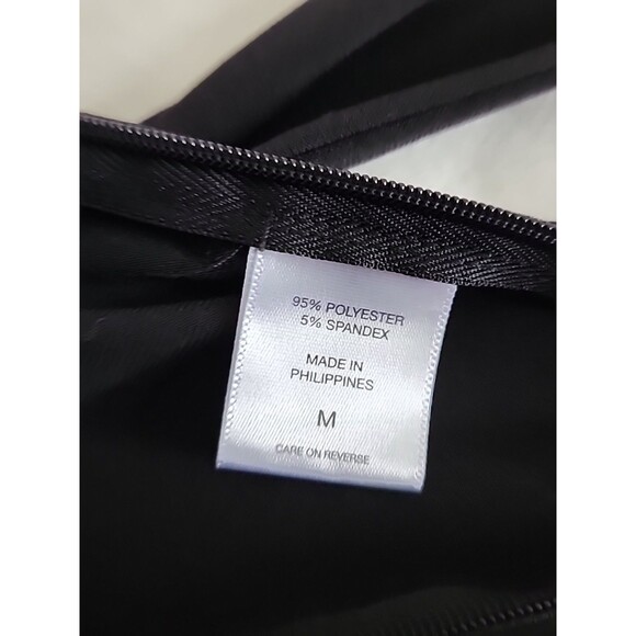 NY & Company Romper Women’s Medium Stretchy Black Sleeveless Lightweight Pockets - Picture 5 of 11